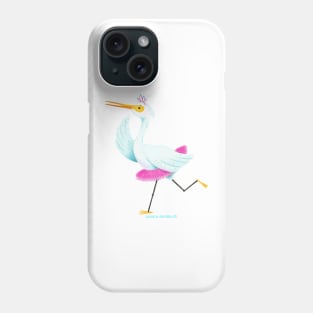 Egret Ballerina Phone Case