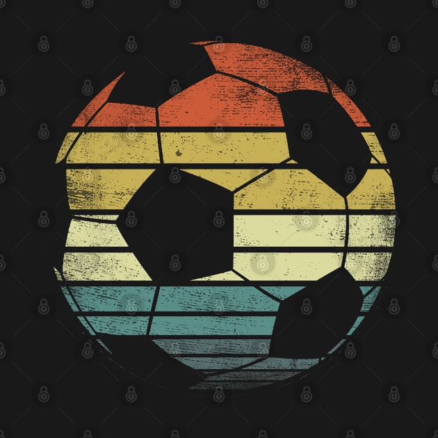 Soccer Player Gifts Retro Vintage Style Ball by stayilbee