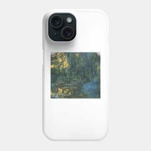 Water Lily Pond and Weeping Willow - Claude Monet Phone Case