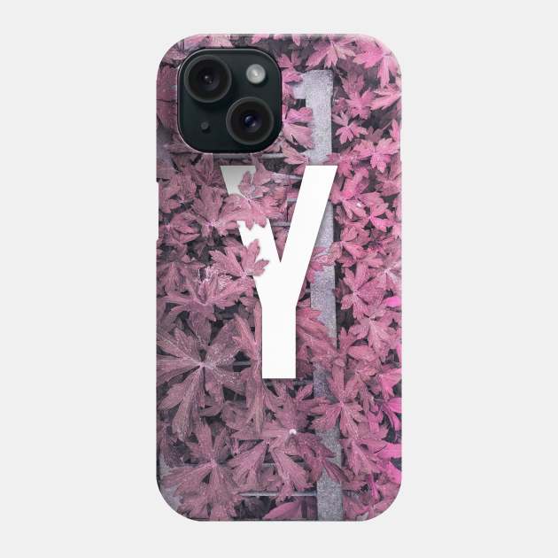 Alphabet Y art Phone case Phone Case by Yazdani Hashmi