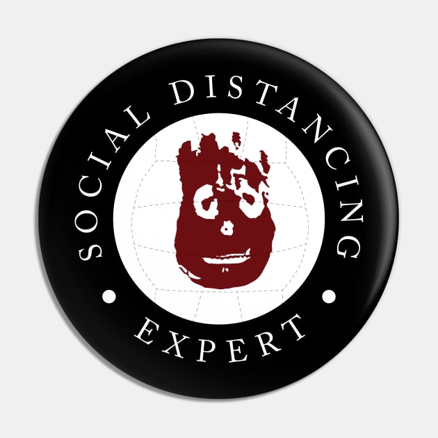 Social Distancing Expert Pin by Sachpica