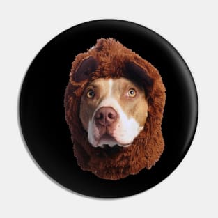 Brown Dog Lovers Psychology- cool Pin