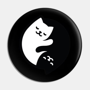 Yin Yang Cat T-shirt Love Cats Shirts-TH Pin