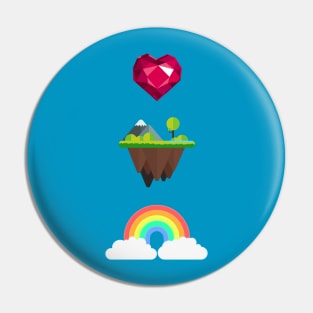 Somewhere Over The Rainbow II Pin