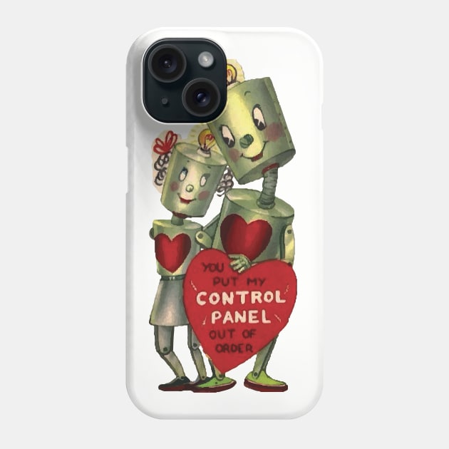 Robot Love Valentine Phone Case by Eugene and Jonnie Tee's