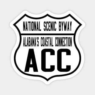 Alabama's Coastal Connection National Scenic Byway route shield Magnet