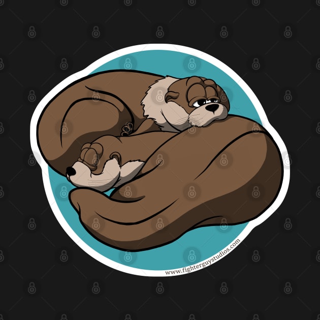 Otter Snuggles! by Fighter Guy Studios