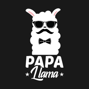 Llama Father Funny Alpaca Dad Animal Lover T-Shirt