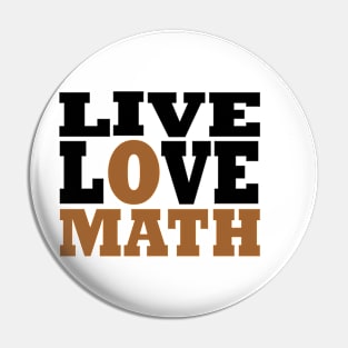 live love math Pin