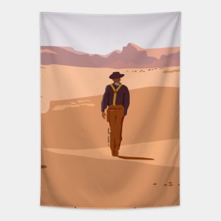 The Searchers Ending Illustration Tapestry