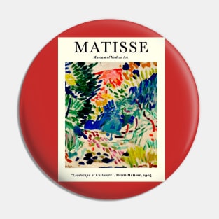 Matisse Museum of Modern Art Whimsical Abstract Print Pin