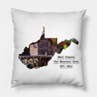 West Virginia USA Pillow