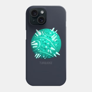 Turquoise Planet Phone Case