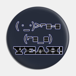 YEAH! Emoticon Pin