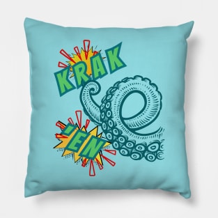 KRAK 'EN! Seattle Squid Hockey Fans Pillow