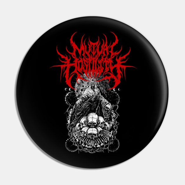 Mutual Hostility Reaper Red Pin by Mutual Hostility 