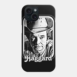 Merle Haggard // Retro Style Country Music Fan Gift Phone Case