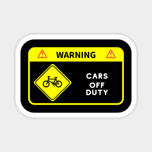 Cars Off Duty Magnet