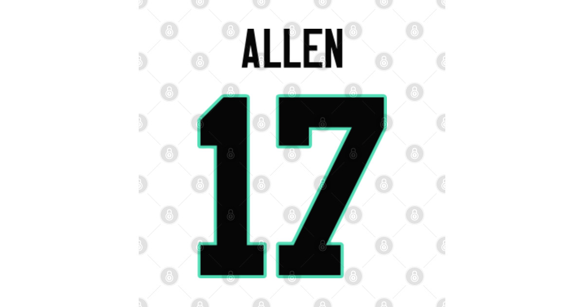 allen - Josh Allen Jersey - Crewneck Sweatshirt | TeePublic