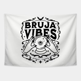 Bruja Vibes Mexican Witch Halloween Witchy Retro Vintage Tapestry