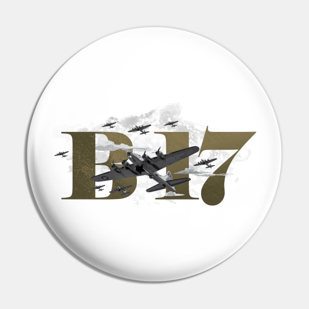B17 Flying Fortress Pin by J31Designs