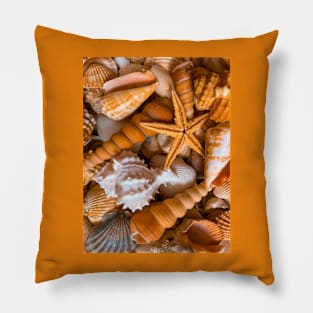 Seashell Summer Travel Sea Pillow