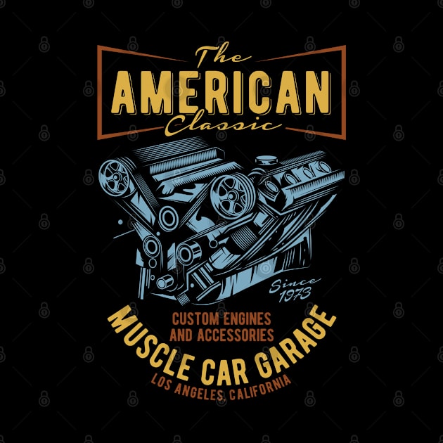 Muscle Car Garage by Verboten