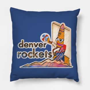 Denver Rockets Basketball Pillow