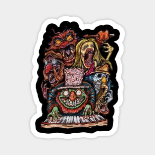 Mr Teeth & Lightning Chaos Muppet Parody HORROR Magnet