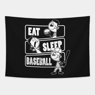 Eat Sleep Baseball - Baseball Lover gift design Tapestry