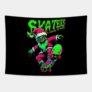 Skaters is coming to town Tapestry