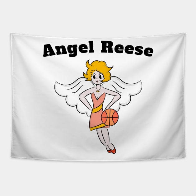 Angel Reese Tapestry by FlatDesktop