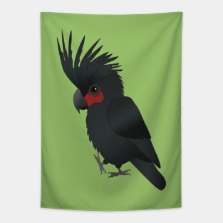 Palm cockatoo vector illustration Tapestry