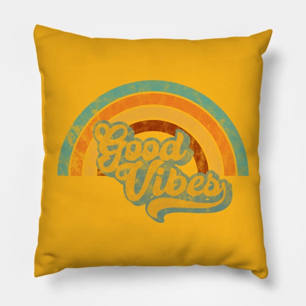 Good Vibes Pillow by newLedger