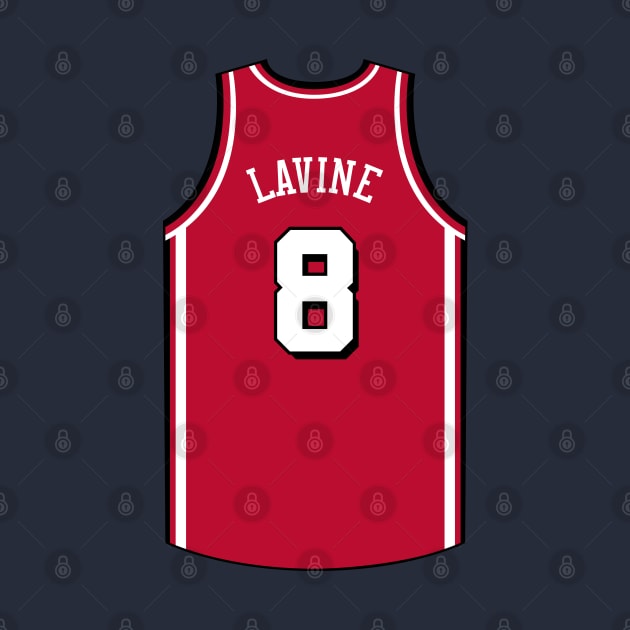 Zach Lavine Chicago Jersey Qiangy by qiangdade