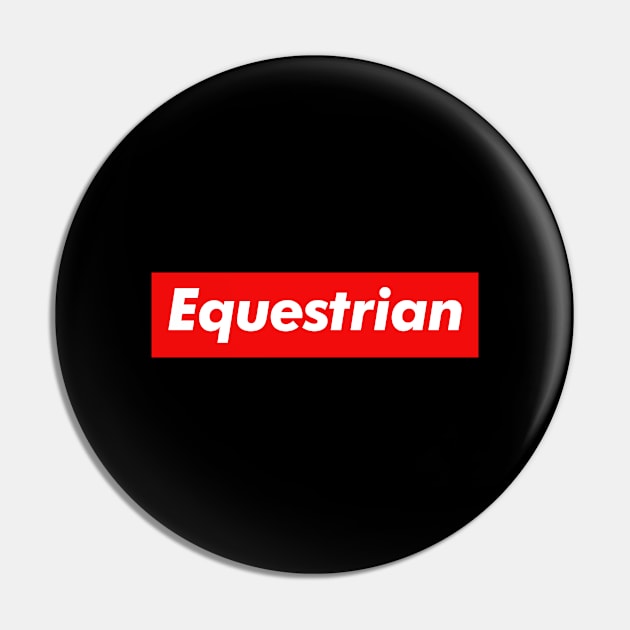 Equestrian Pin by monkeyflip