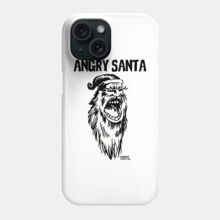 Angry Santa Phone Case