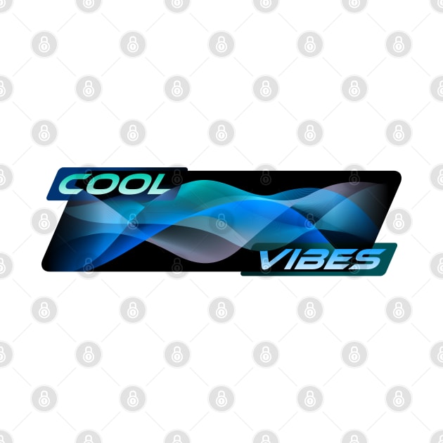 Cool Vibes Moiré Waves by Studio DAVE