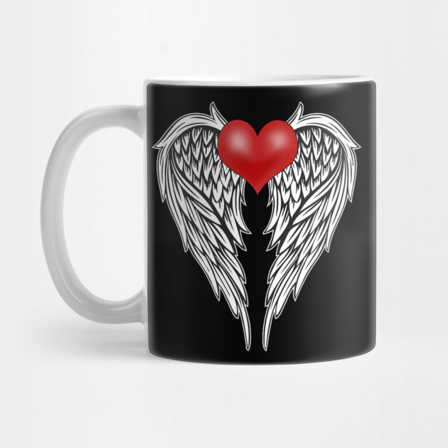 Wallpaper Angel Heart Tattoo Angel Heart Mug Teepublic HD