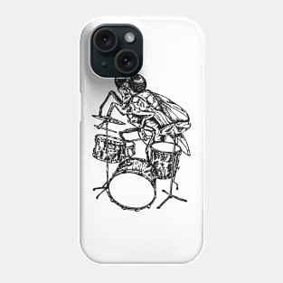 SEEMBO Fly Playing Drums Drummer Musician Drumming Fun Band Phone Case