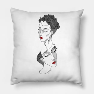 Two Heads Pillow