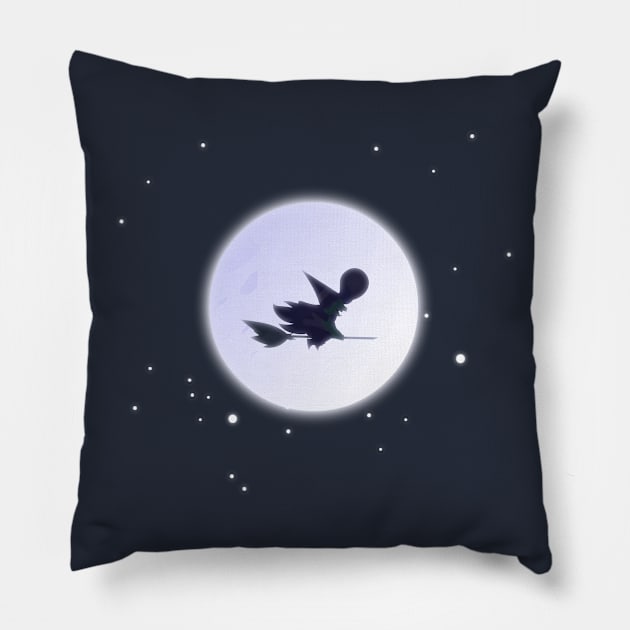 Witch Moon Was It? Pillow by Jakeneutron