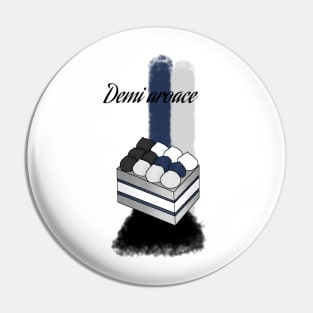 Demi-aroace Dessert Pin