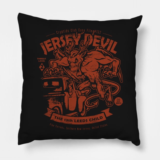 Jersey Devil Pillow by heartattackjack