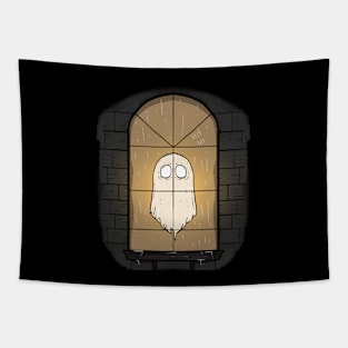 Ghost in the window Tapestry