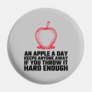 An Apple A Day Pin