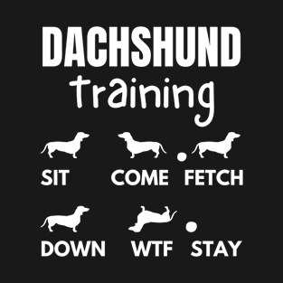 Dachshund Training Dachshund Dog Tricks T-Shirt