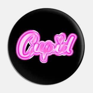 Pink Chrome Cupid Pin