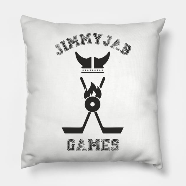 Jimmy Jab Games Pillow by LordDanix