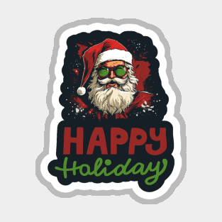 Christmas: Happy Holiday Magnet
